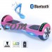 Leqi UL 2272 Certified Hoverboard on Sale Two-Wheels Smart Electric Self-Balancing Scooter Hover Borad for Adult Kids Hoover Board w/Bluetooth Speaker Flash LED Light, Remote Control,Pink   571258122